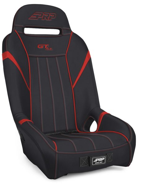 GTSE Rear Suspension Seat in Black and Red