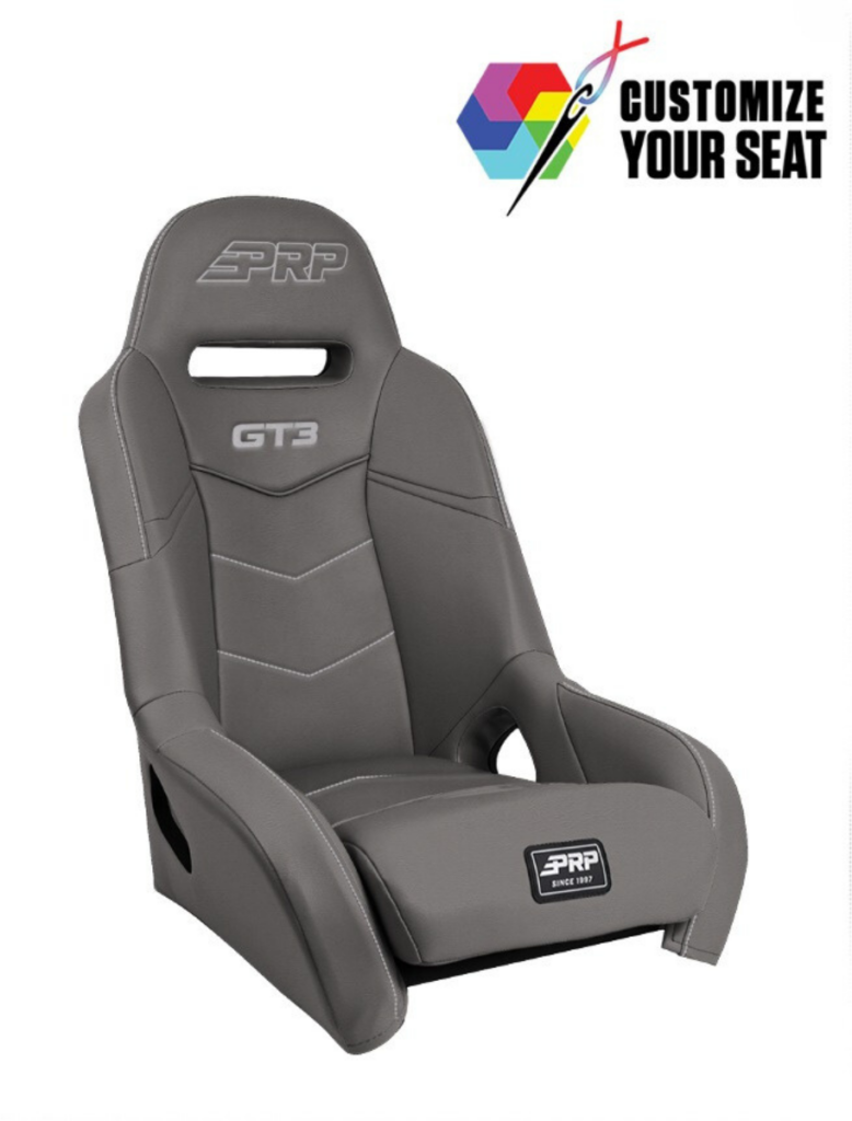 PIT66 Seat Cover Kit For Polaris RZR - Black Vinyl Replacement Covers For 570, 800, 900 & ACE Models