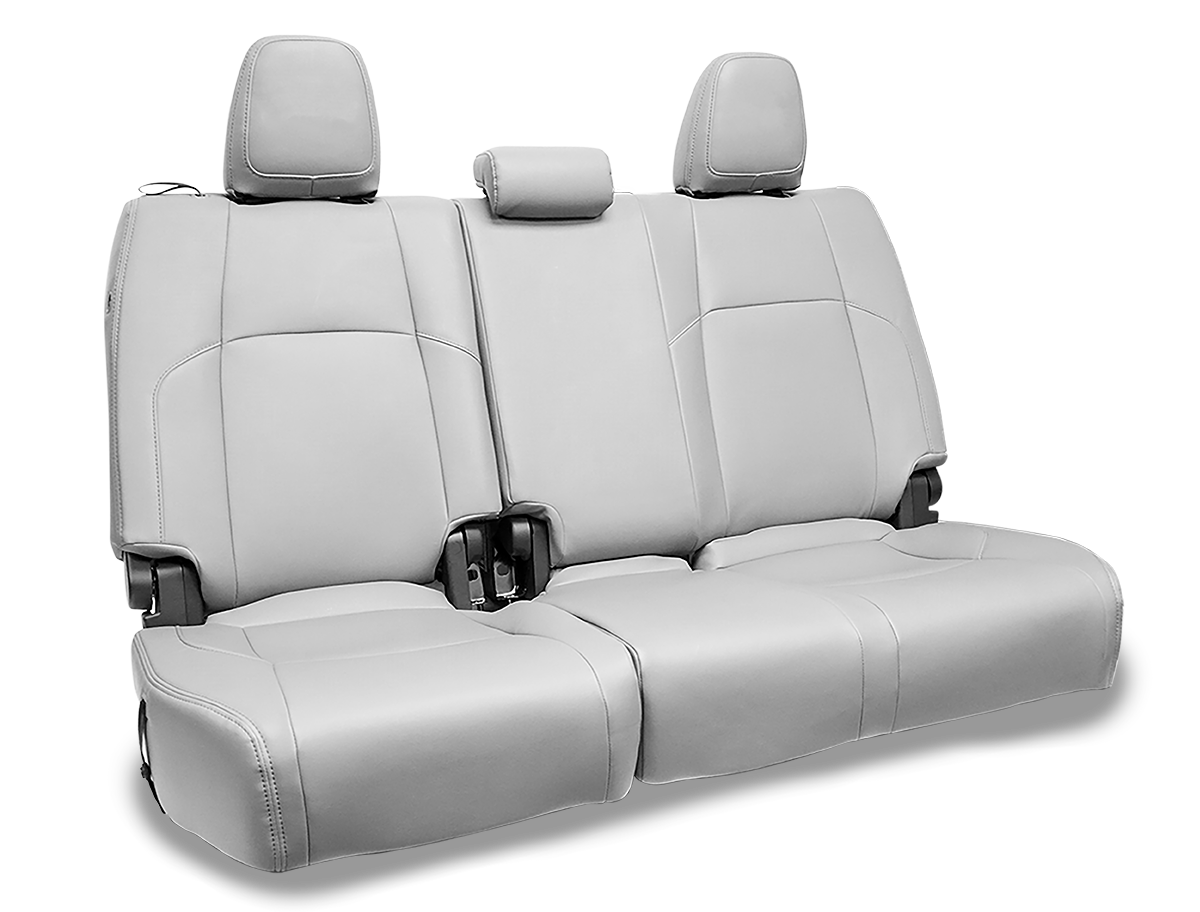 PRP 12-15 Toyota Tacoma Rear Bench Cover Double Cab - Black with Red Stitching main image 1
